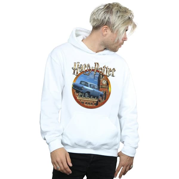 Harry Potter Mens Flying Car Hoodie