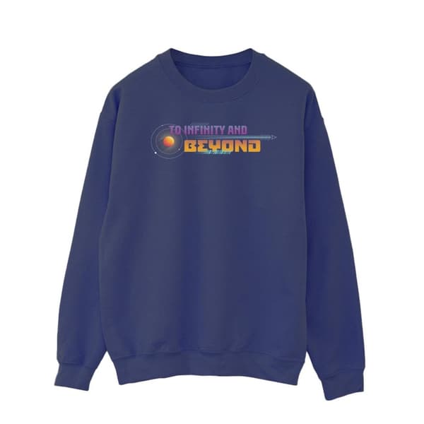 Disney Lightyear Infinity And Beyond Text Sweatshirt för herrar