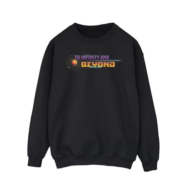 Disney Lightyear Infinity And Beyond Text Sweatshirt för herrar