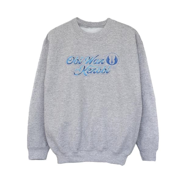 Star Wars Boys Obi-Wan Kenobi Ribbon Font Sweatshirt