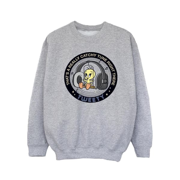 Looney Tunes Girls Tweety Catchy Tune Sweatshirt
