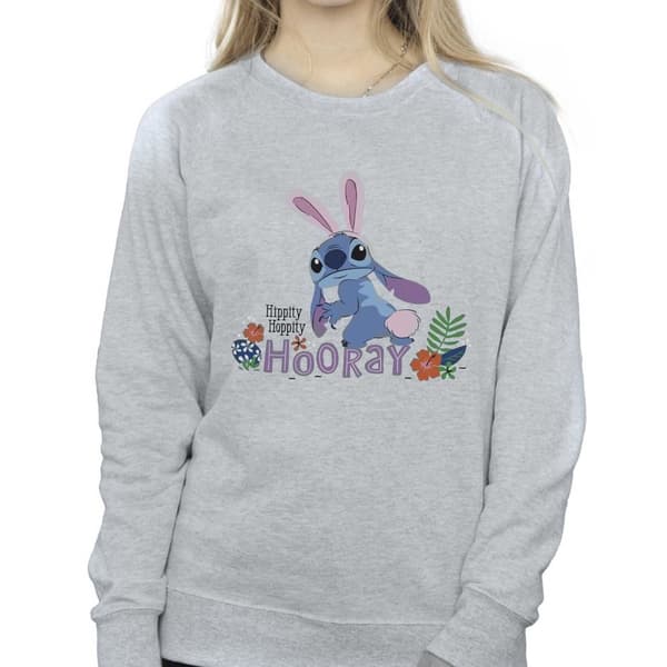 Disney Dam/Tjej Lilo & Stitch Hippity Hop Stitch Sweatshirt
