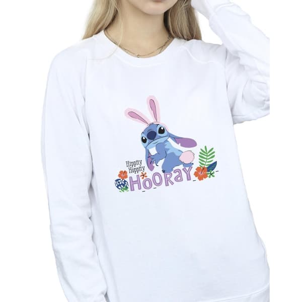 Disney Dam/Tjej Lilo & Stitch Hippity Hop Stitch Sweatshirt