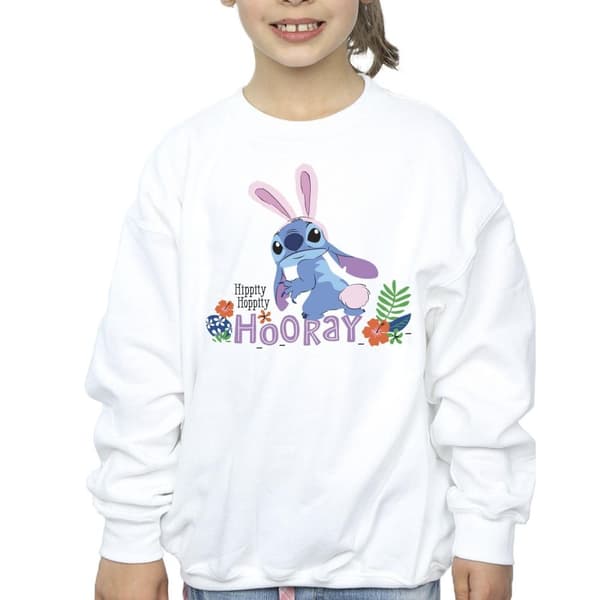 Disney Girls Lilo & Stitch Hippity Hop Stitch Sweatshirt