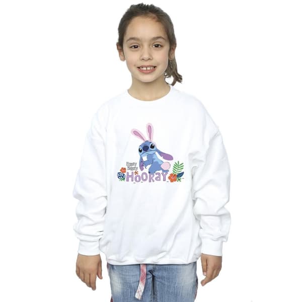 Disney Girls Lilo & Stitch Hippity Hop Stitch Sweatshirt