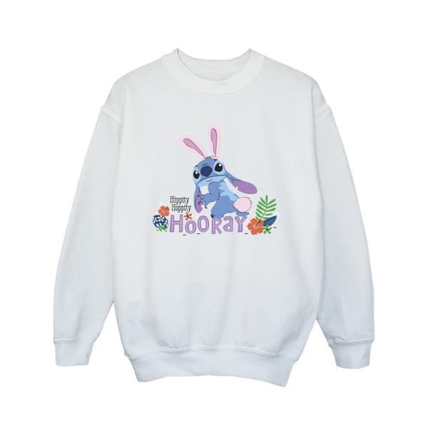 Disney Girls Lilo & Stitch Hippity Hop Stitch Sweatshirt