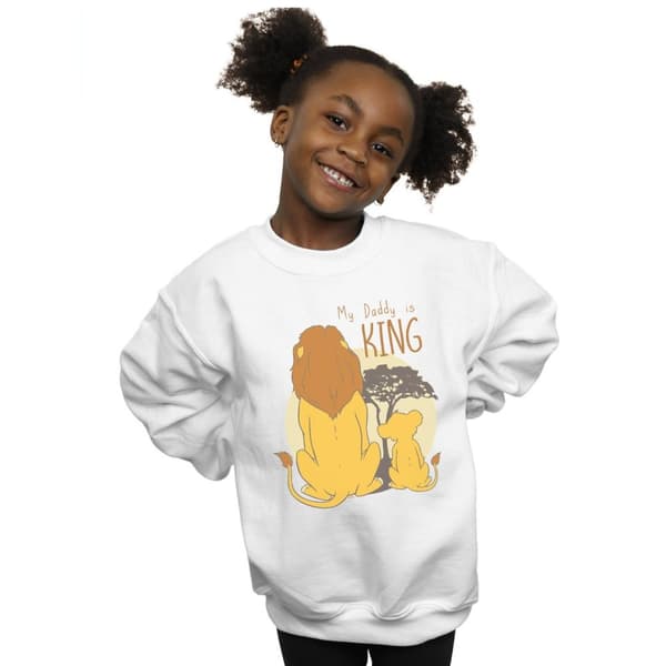 Disney Lejonkungen My Daddy Is King Sweatshirt för flickor