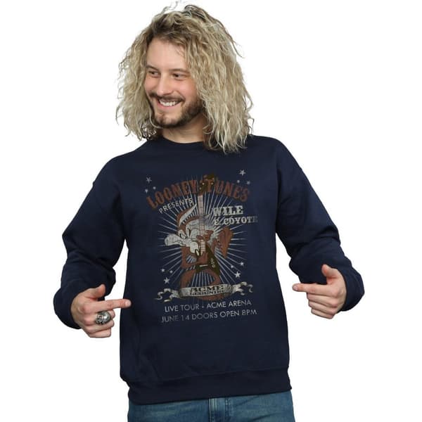 Looney Tunes Sweatshirt med gitarr från Wile E Coyote