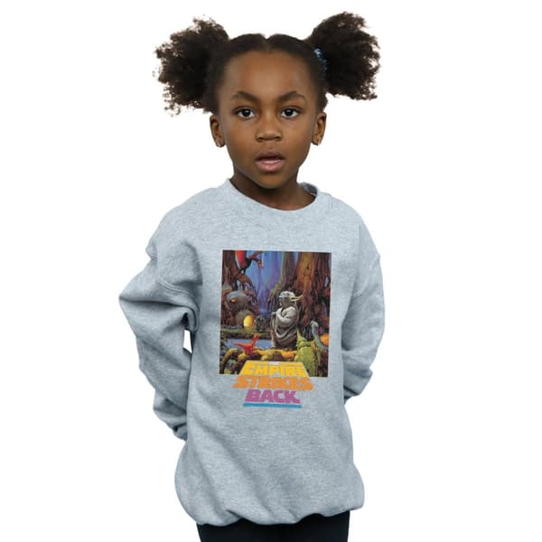 Star Wars Girls Yoda Poster Sweatshirt