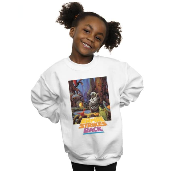 Star Wars Girls Yoda Poster Sweatshirt