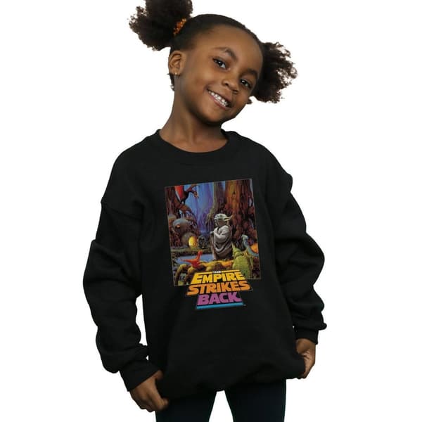Star Wars Girls Yoda Poster Sweatshirt