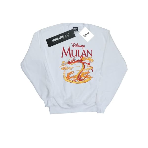 Disney Dam/Tjej Mulan Mushu Dragon Fire Sweatshirt