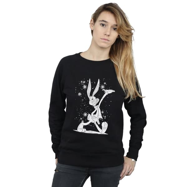 Looney Tunes Dam/Tjej Bugs Bunny Let It Snow Sweatshirt
