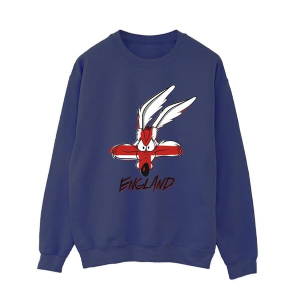 Looney Tunes Womens/Ladies Coyote England Face Sweatshirt