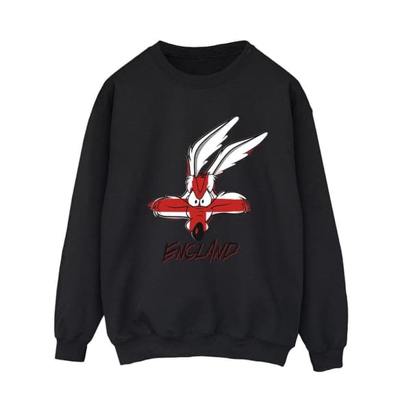 Looney Tunes Womens/Ladies Coyote England Face Sweatshirt
