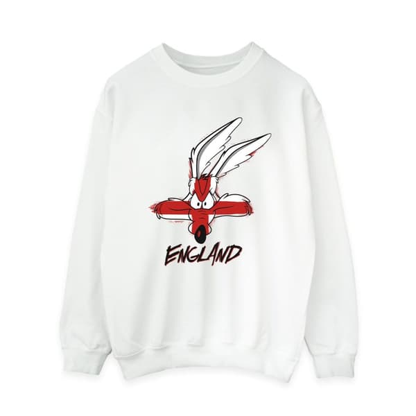 Looney Tunes Womens/Ladies Coyote England Face Sweatshirt