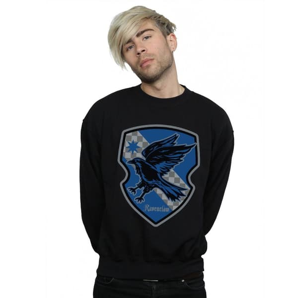 Harry Potter Mens Ravenclaw Crest Flat Sweatshirt
