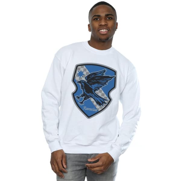 Harry Potter Mens Ravenclaw Crest Flat Sweatshirt