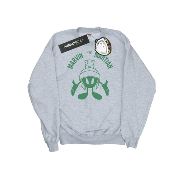 Looney Tunes Herr Marvin The Martian - Sweatshirt med stort huvud