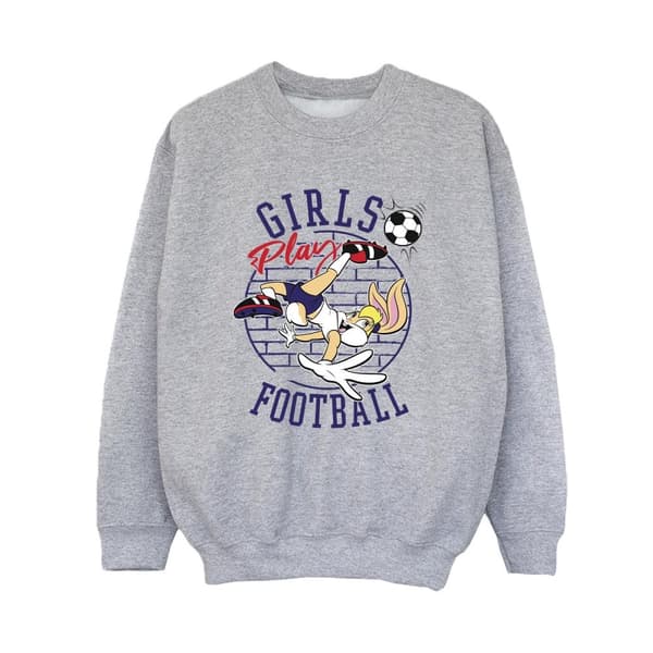 Looney Tunes Boys Lola Bunny Girls Play Football Sweatshirt