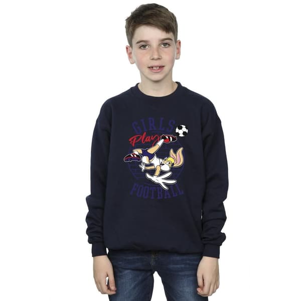 Looney Tunes Boys Lola Bunny Girls Play Football Sweatshirt