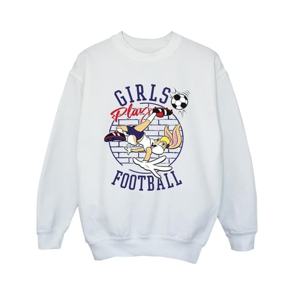 Looney Tunes Boys Lola Bunny Girls Play Football Sweatshirt
