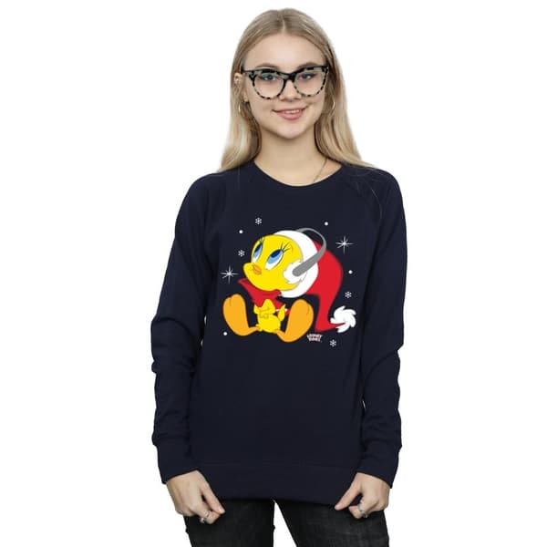 Looney Tunes Sweatshirt med julmotiv från Tweety för damer/damer