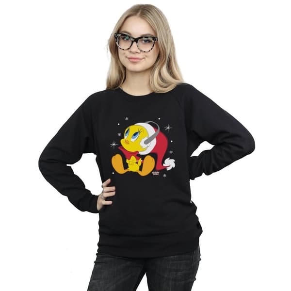 Looney Tunes Sweatshirt med julmotiv från Tweety för damer/damer