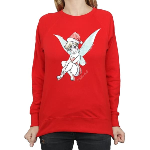 Disney Dam/kvinnor Tinkerbell Christmas Fairy Sweatshirt