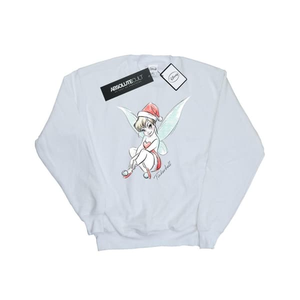 Disney Womens/Ladies Tinkerbell Christmas Fairy Sweatshirt