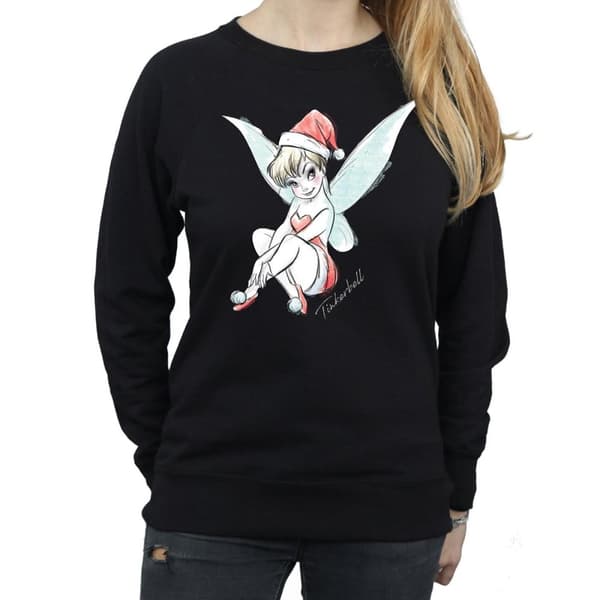 Disney Dam/kvinnor Tinkerbell Christmas Fairy Sweatshirt