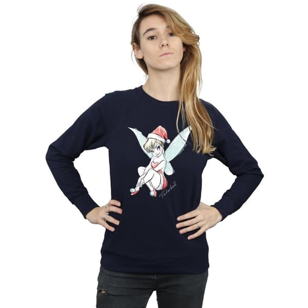 Disney Dam/kvinnor Tinkerbell Christmas Fairy Sweatshirt