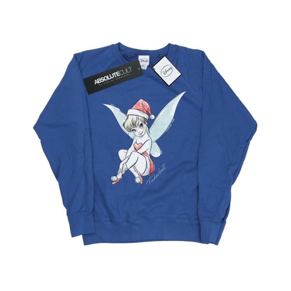 Disney Womens/Ladies Tinkerbell Christmas Fairy Sweatshirt