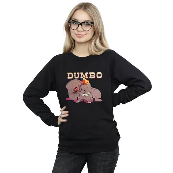Disney Womens/Ladies Dumbo Timothy´s Trombone Sweatshirt