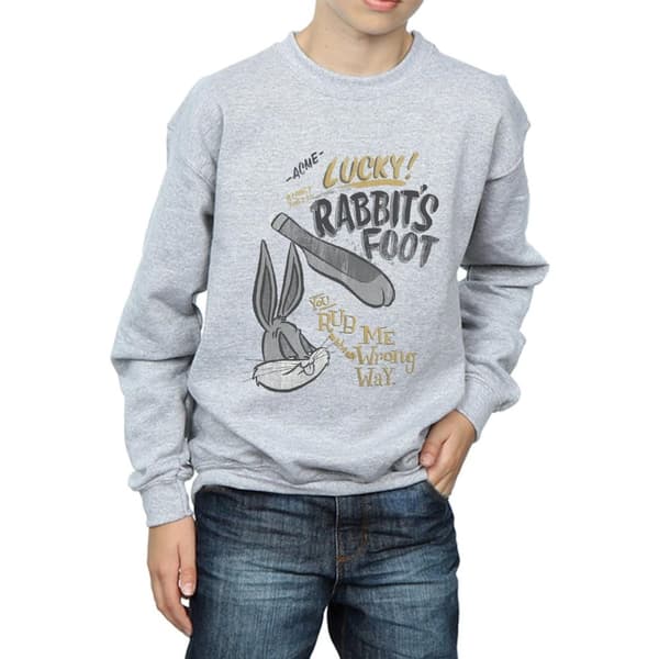 Looney Tunes Boys Bugs Bunny Rub Me The Wrong Way Sweatshirt