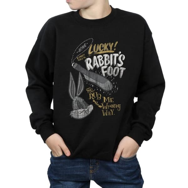 Looney Tunes Boys Bugs Bunny Rub Me The Wrong Way Sweatshirt