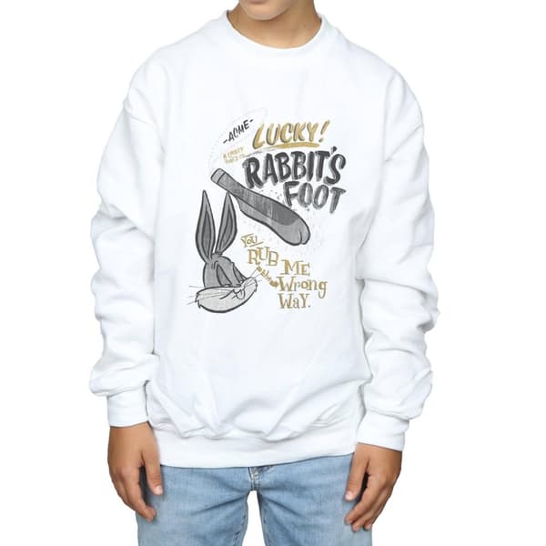 Looney Tunes Boys Bugs Bunny Rub Me The Wrong Way Sweatshirt