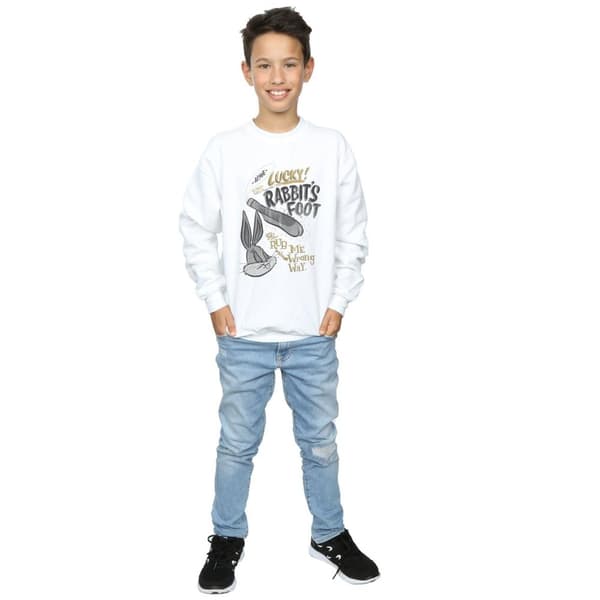 Looney Tunes Boys Bugs Bunny Rub Me The Wrong Way Sweatshirt