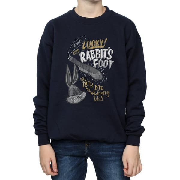 Looney Tunes Boys Bugs Bunny Rub Me The Wrong Way Sweatshirt