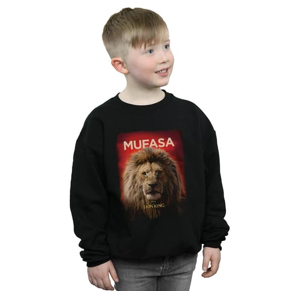 Disney Boys The Lion King Movie Mufasa Poster Sweatshirt
