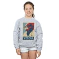 Miniatyrbild 2 av 3: Star Wars Sweatshirt med Yoda-affisch för flickor