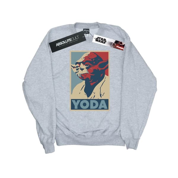 Star Wars Sweatshirt med Yoda-affisch för flickor
