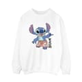Miniatyrbillede 1 af 4: Disney Womens/Ladies Lilo & Stitch Bermuda Shorts Sweatshirt
