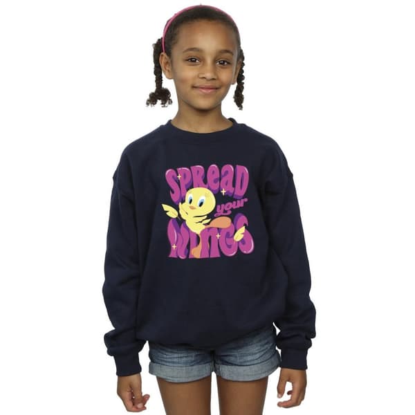 Looney Tunes Girls Tweeday Spread Your Wings Sweatshirt