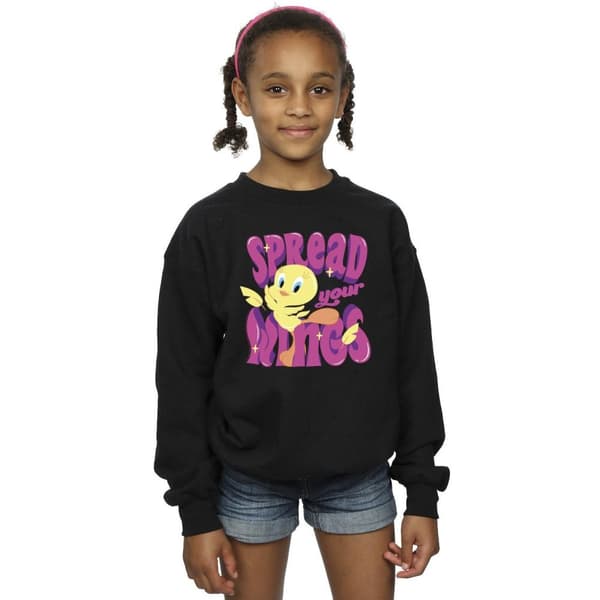 Looney Tunes Girls Tweeday Spread Your Wings Sweatshirt