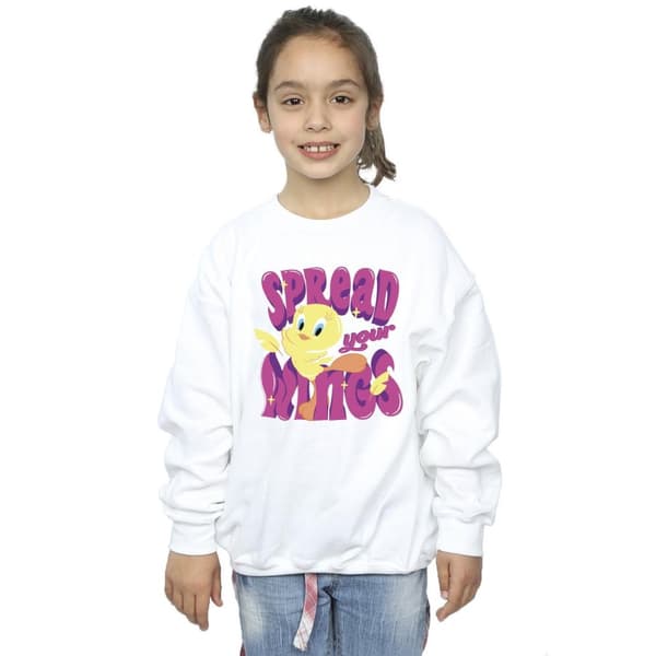 Looney Tunes Girls Tweeday Spread Your Wings Sweatshirt