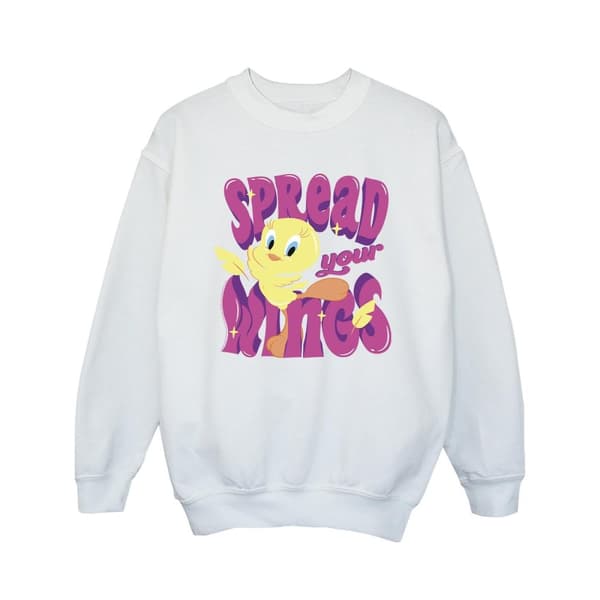 Looney Tunes Girls Tweeday Spread Your Wings Sweatshirt