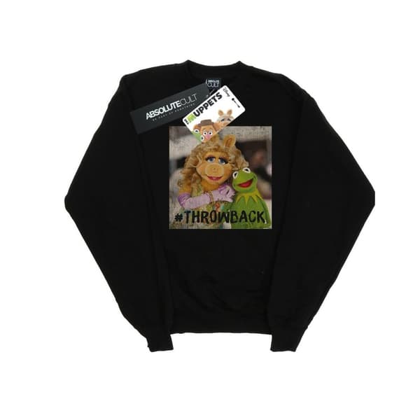 Disney Mens Mupparna Throwback Foto Sweatshirt