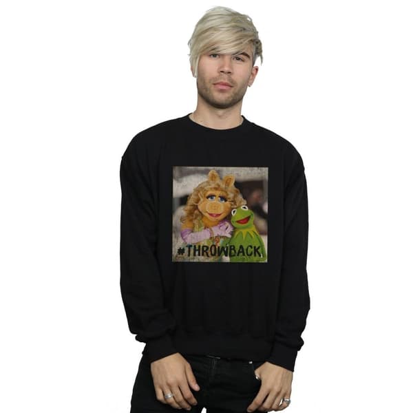 Disney Mens Mupparna Throwback Foto Sweatshirt