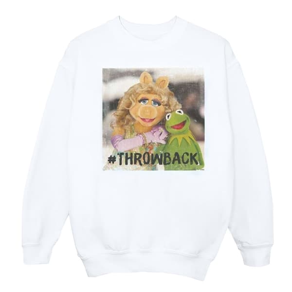 Disney Mens Mupparna Throwback Foto Sweatshirt